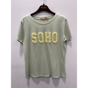 MDC - MdcHerdis T-Shirt Mint/Gul 90% bomuld, 10% elastan Flere strs.