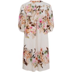 Marta Du Chateau - MdcGoldie Kjole Blomsterprint Camel.