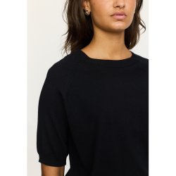 Soft Rebels - SRMarla Strik m. rund hals Sort 