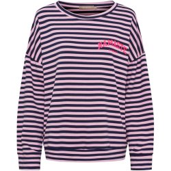Marta Du Chateau - MdcIsabeau Bluse m. striber "Namaste" Pink Flere strs.