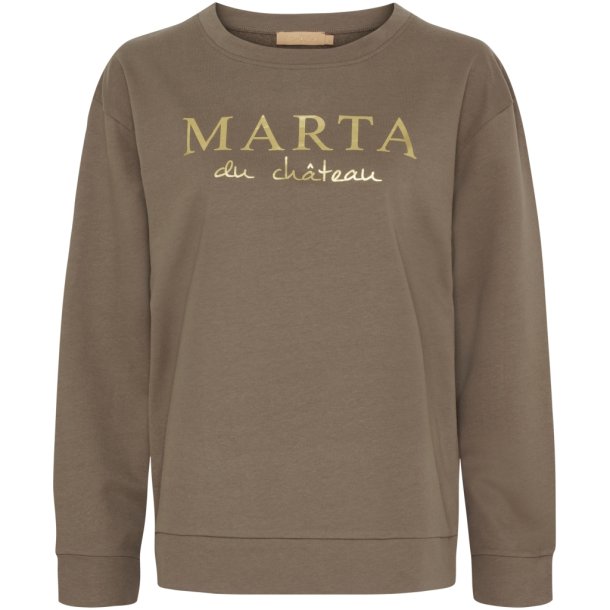 Marta Du Chateau - MdcAnnemette Sweatshirt Fango