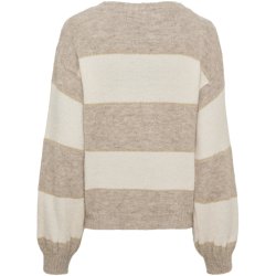 Marta Du Chateau - MdcWildflower Strik Beige/hvid
