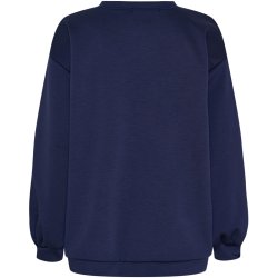 Marta Du Chateau -  MdcHibiscus Sweatshirt Navy/Sky