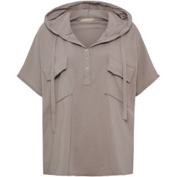 Marta Du Chateau - MdcThalina Bluse m. h�tte og lommer Fango Onesize