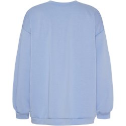 MDC -  MdcHibiscus Sweatshirt Sky blue Flere strs. 50% polyester, 42% viskose, 8% elastan