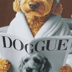 Marta Du Chateau - MdcInge T-Shirt Brun "Doggue"