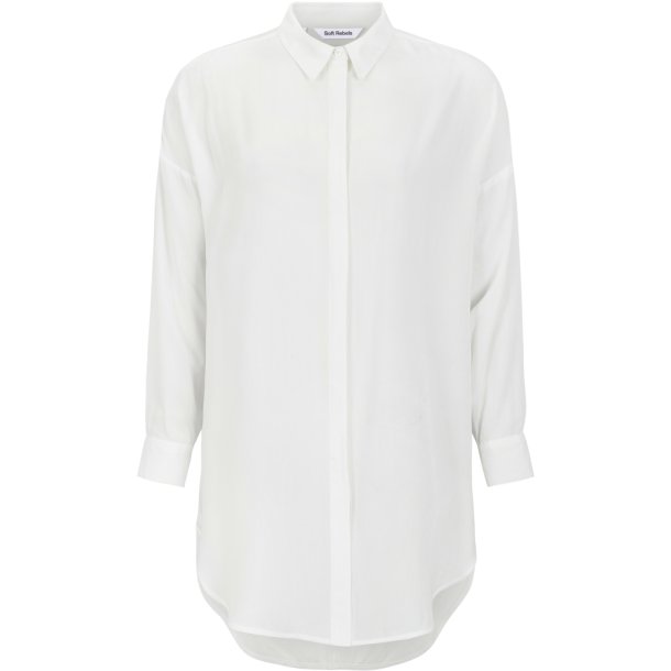 Soft Rebels - SRFreedom Lang�rmet Skjorte Hvid 