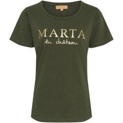 Marta Du Chateau - MdcJeanette T-Shirt Milit�rgr�n