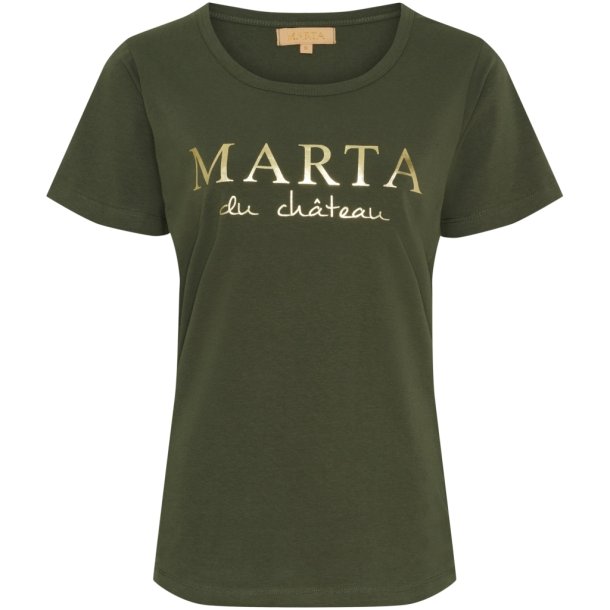 Marta Du Chateau - MdcJeanette T-Shirt Milit�rgr�n