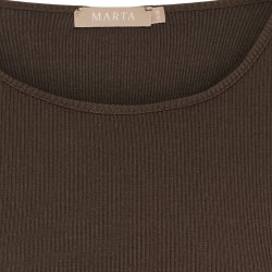 Marta Du Chateau - MdcIngrid Lang�rmet Bluse Brun