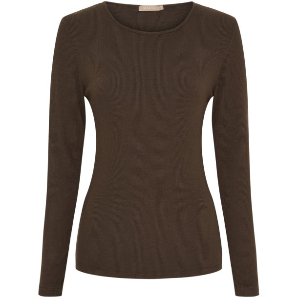 Marta Du Chateau - MdcIngrid Lang�rmet Bluse Brun