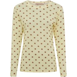 Marta Du Chateau - MdcElissa Top m. prikker Gul Flere strs.