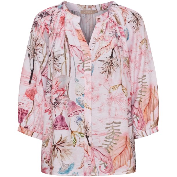 Marta Du Chateau - MdcJordan Skjorte Rosa/Blomsterprint Flere strs.
