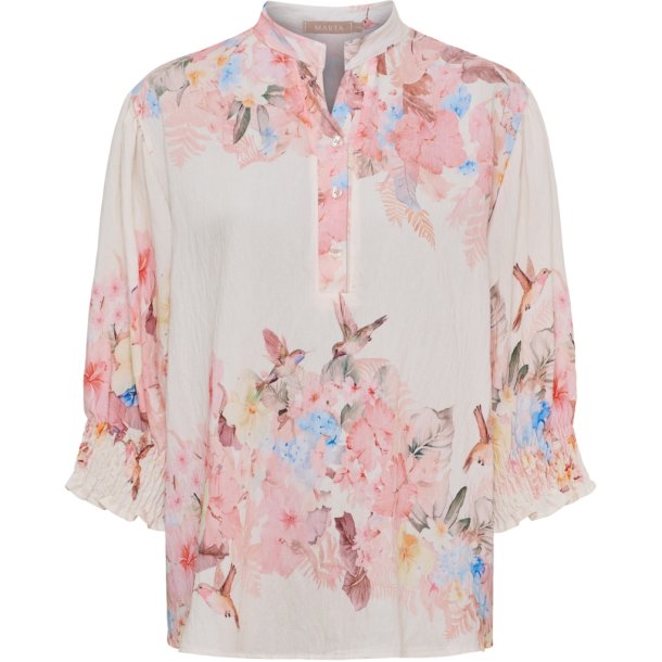 Marta Du Chateau - MdcMelisande Skjorte Blomsterprint Rosa Flere strs.