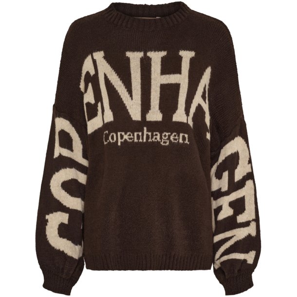 Marta Du Chateau - MdcAria Strik Moro/Fango "copenhagen" Flere strs. 50% akryl, 30% poliamid, 10% lana, 10% viskose