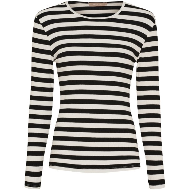 MCD - MdcBegonia Lang�rmet Bluse Sort Flere strs. 97% viskose, 3% elastan