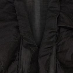 MDC - MdcNaira Skjorte m. fl�sedetaljer Sort 85% Lyocel, 15% polyester Flere strs.