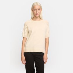 Soft Rebels - SRMarla Strik m. rund hals M�rk Hvid 