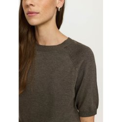Soft Rebels - SRMarla Strik m. rund hals Canteen Melange 
