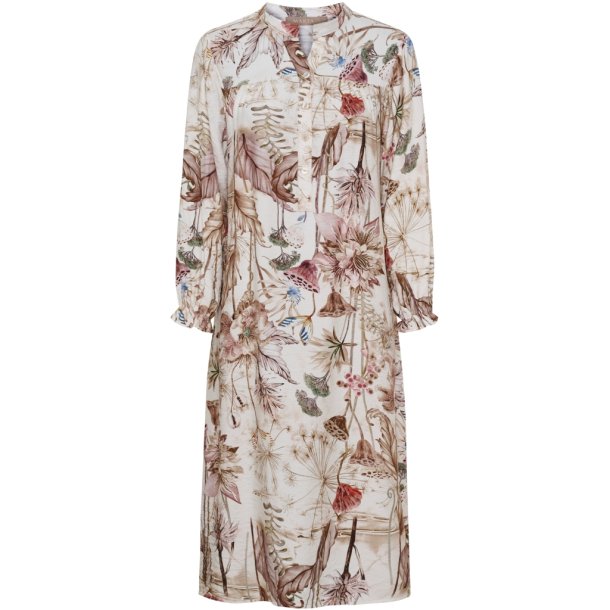 Marta Du Chateau - MdcAries Kjole Beige/Blomsterprint Flere strs.