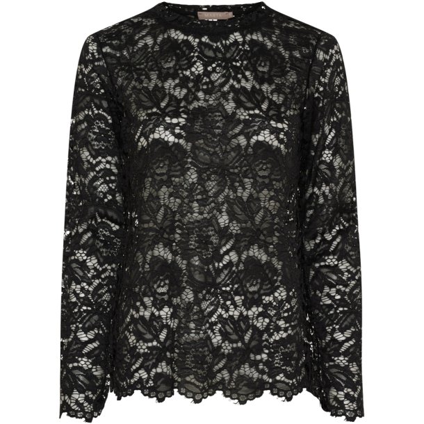 Marta Du Chateau - MdcMilley Lang�rmet Tr�je m. blonde Sort Flere strs. 97% polyester 3% elastan