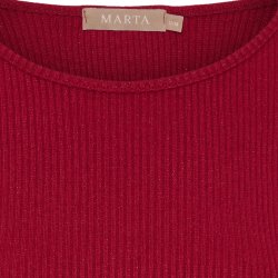 Marta Du Chateau - MdcLunara Lang�rmet Bluse - Bordeaux