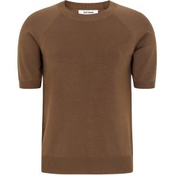 Soft Rebels - SRMarla Strik m. rund hals Brun