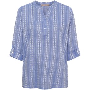 Marta Du Chateau - MdcJaylene Skjorte m. blomster motiv Bl� 