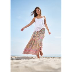 Marta Du Chateau - MdcPrincess Lang Nederdel Bellini print Onesize