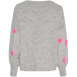 Marta Du Chateau - MdcClover Strik m. hjerteprint Gr�