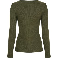 MDC -  MdcLunara Lang�rmet Bluse Oliven Flere strs. 42% viskose, 30% polyester, 20% nylon, 8% lurex