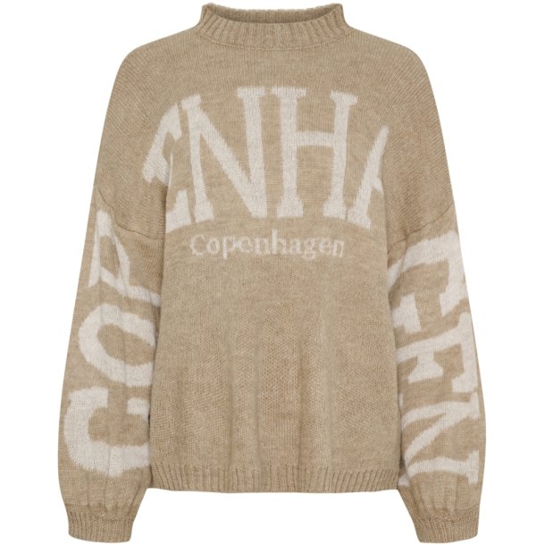 MDC - MdcAria Strik Fango/Beige "copenhagen" Flere strs. 50% akryl, 30% poliamid, 10% lana, 10% viskose