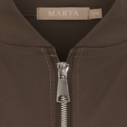 Marta Du Chateau - MdcJannie Vest Kaffebrun 88% Poliamid, 12% Elastan Flere strs.