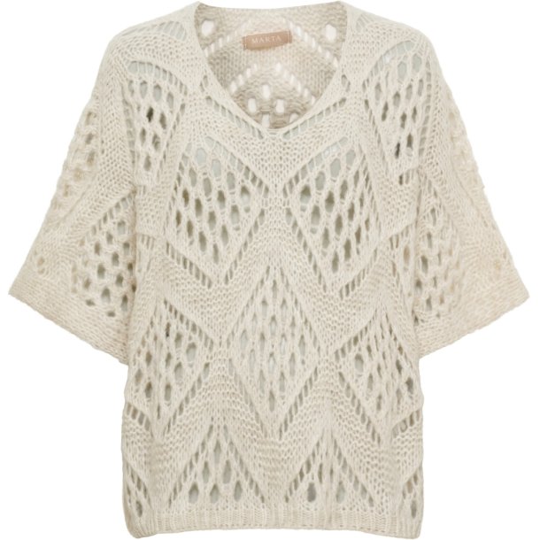 Marta Du Chateau - MdcNieve Strik Beige Onesize