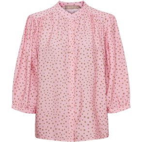 Marta Du Chateau - MdcDestiny Bluse m. prikker Rosa Flere strs.