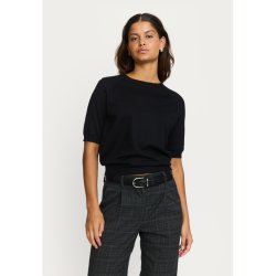 Soft Rebels - SRMarla Strik m. rund hals Sort 