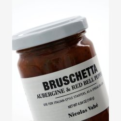 Nicolas Vah� - Bruschetta, Aubergine &amp; red bell pepper 140 g.