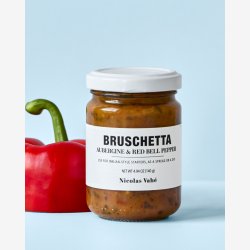Nicolas Vah� - Bruschetta, Aubergine &amp; red bell pepper 140 g.