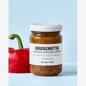 Nicolas Vah� - Bruschetta, Aubergine & red bell pepper 140 g.