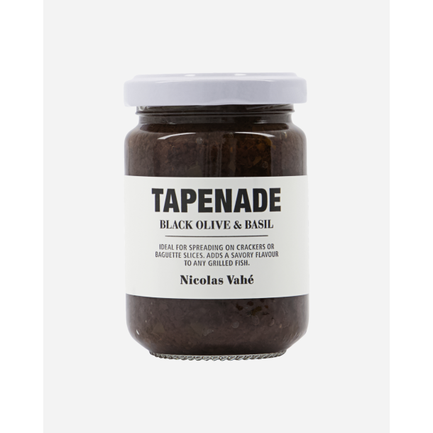 Nicolas Vah - Tapenade, Black olive &amp; basil 135g.