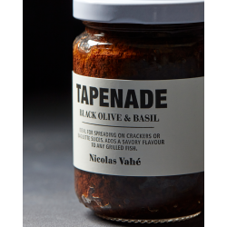 Nicolas Vah - Tapenade, Black olive &amp; basil 135g.