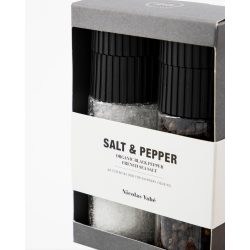 Nicolas Vah - Gift box, Salt &amp; organic black pepper, 60 g.