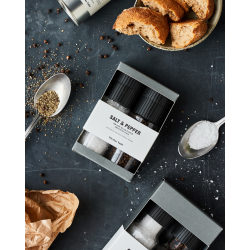 Nicolas Vah - Gift box, Salt &amp; organic black pepper, 60 g.