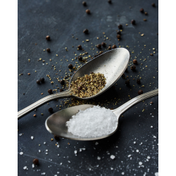 Nicolas Vah - Gift box, Salt &amp; organic black pepper, 60 g.