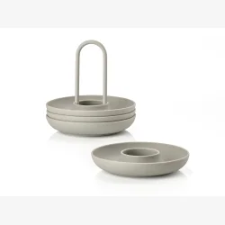 Zone Denmark - Singles ggebger m. holder Dia. 11 x 9,5 cm 4 stk. Mud