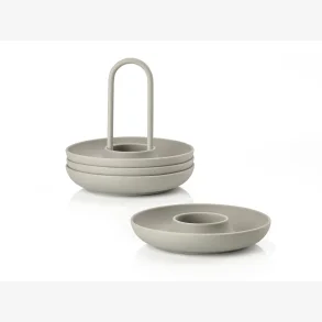 Zone Denmark - Singles ggebger m. holder Dia. 11 x 9,5 cm 4 stk. Mud