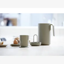 Zone Denmark - Singles ggebger m. holder Dia. 11 x 9,5 cm 4 stk. Mud