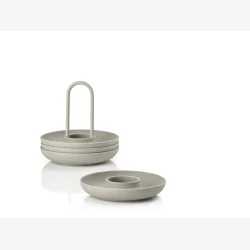 Zone Denmark - Singles ggebger m. holder Dia. 11 x 9,5 cm 4 stk. Mud