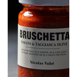 Nicolas Vah - Bruschetta, Tomato &amp; Taggiasca olive, 135 g.