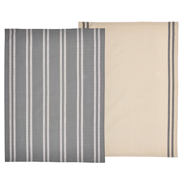 Sdahl Soft viskestykke gr/beige 2 stk. 50x70cm.